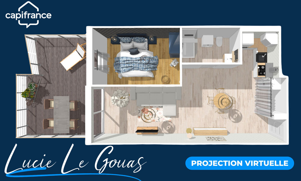 Appartement neuf T2 avec grande terrasse à Villerupt