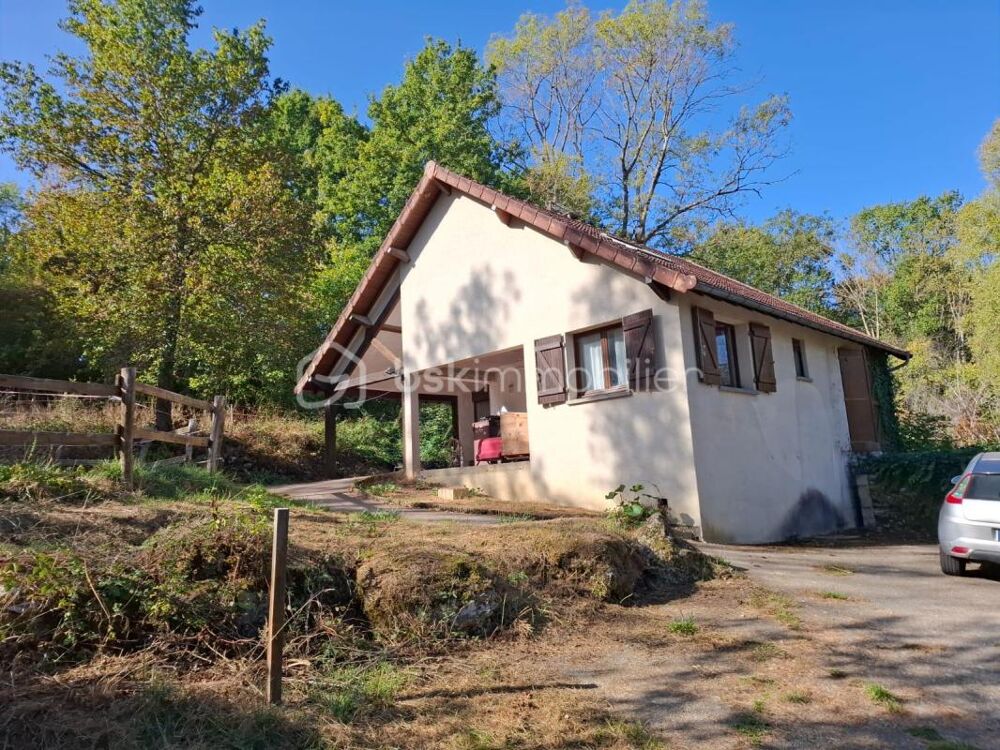 Maison sur terrain boisé de 8417m2 avec garage et abris