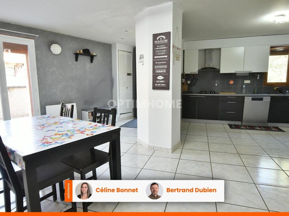 Maison 135m2 : 4 chambres + garage + jardin