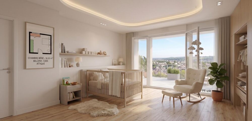 Vente Appartement ANDRÉSY – T3 NEUF EN DERNIER ÉTAGE AVEC GRANDE TERRASSE ET PARKING Andresy