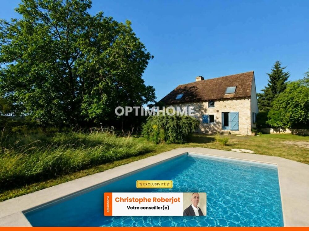 Maison Familiale ATYPIQUE en pierres située entre Chalon sur Saône et Beaune dans un havre de paix de 1700m2 et plus