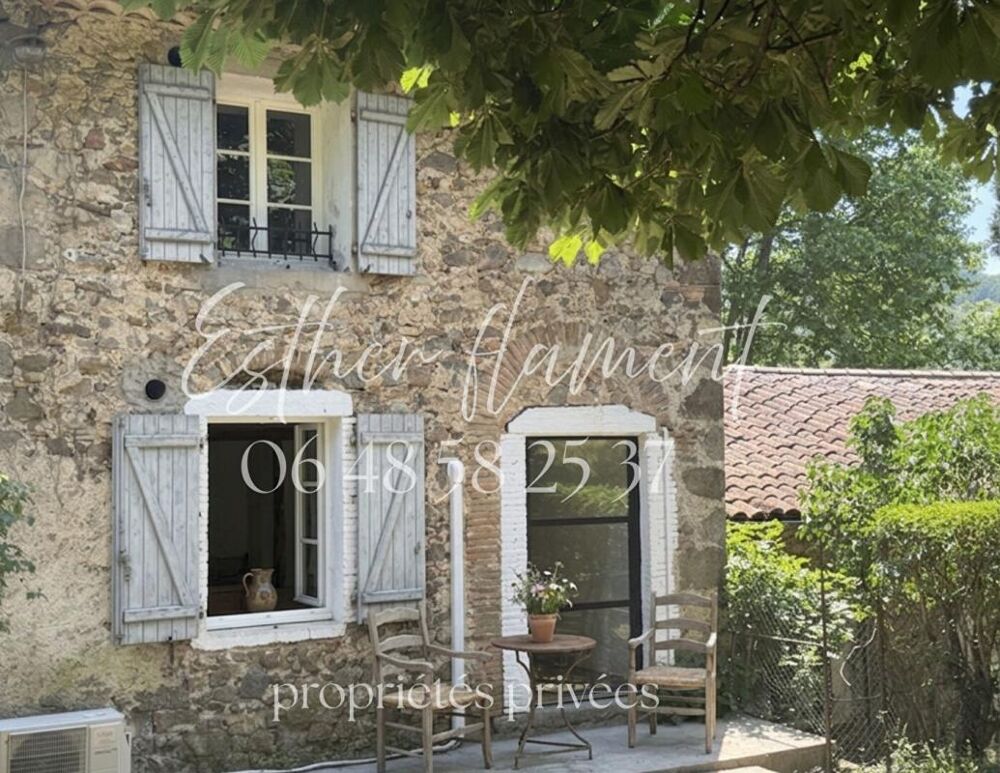 MAISON EN PIERRE, 2 HABITATIONS AVEC SOURCE et PUITS SUR 2500 m2 PROCHE ANDUZE