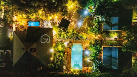   Ensemble immobilier d'exception compos� d une belle villa T4/5 et d un fonds de commerce de 4 g�tes (2 T2 avec et 2 T3) avec pis Propri�t�/ch�teau - 14 pi�ce(s) - 256 m�