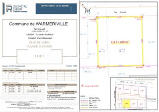  Terrain à vendre 638 m²