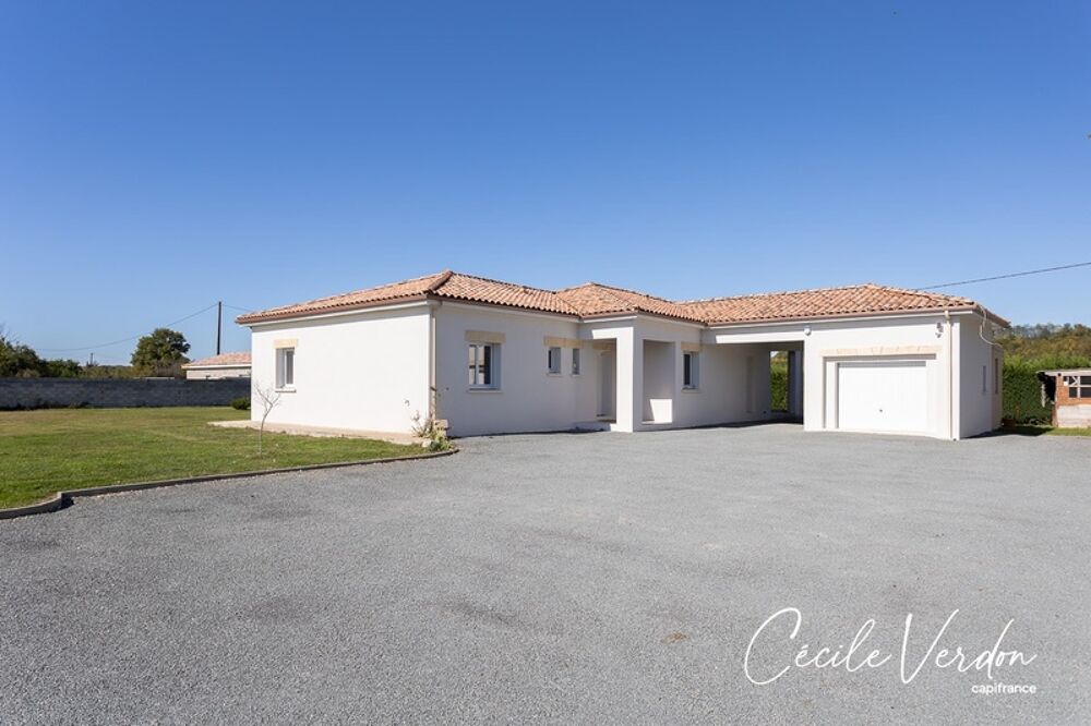 CREYSSE  Plain-pied de 142 m² avec 4 chambres - garage - terrain de 2 131 m²