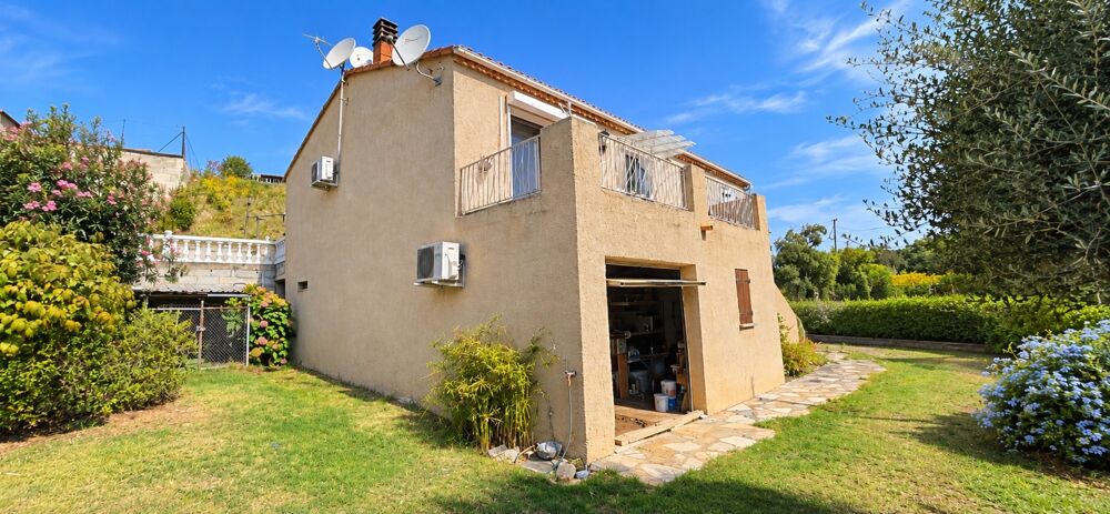 Vente Maison Maison T4 de 90 m² traversant – Deux terrasses – Garage d'environ 100 m² aménageable – Terrain environ 700m2 piscinable Venzolasca