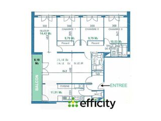 Appartement à vendre 5 pièces 105 m²