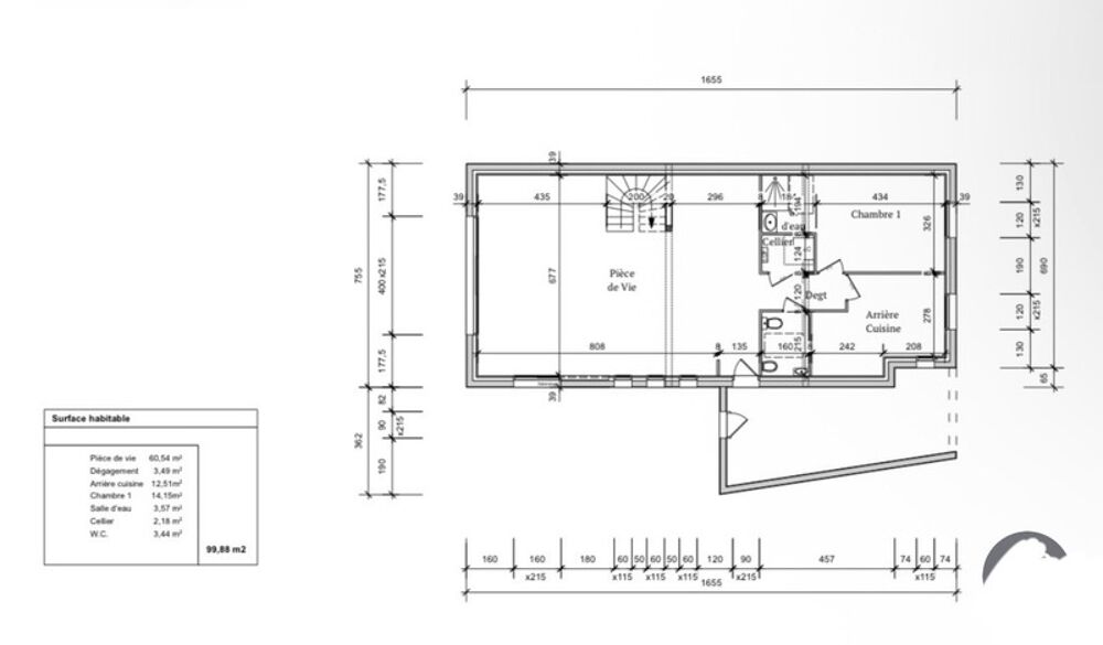 Vente Maison LA BAULE-QUARTIER GUEZY-MAISON 6P-DE 166M2-TERRAIN DE 700M2- GARAGE DE 24M2-PROCHE COMMERCES La baule escoublac
