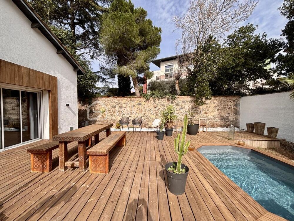 Maison T4 de plein-pied avec piscine