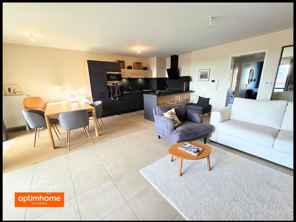 Location Appartement A LOUER - T3 meublé Cessy centre avec terrasse, cave et parking en sous-sol Cessy