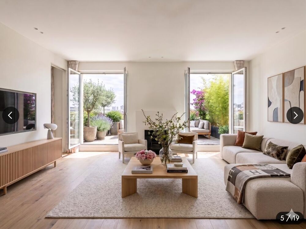 Vente Appartement * 4 PIECES -TERRASSE 36m2 VUE JARDIN  - PARKING- Proche Tramway Les Coteaux Saint cloud