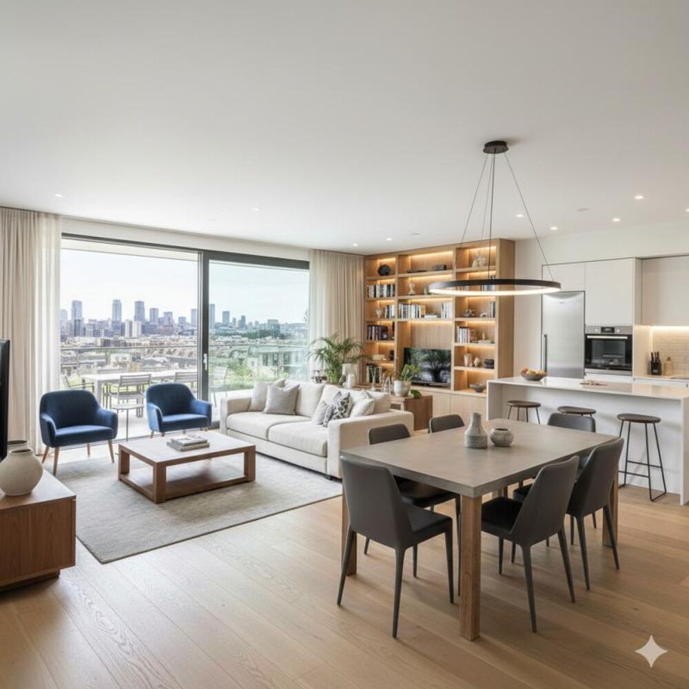 Vente Appartement *Appartement cinq pièces de 104m², deux terrasses et balcon, avec parkings – Cœur de la Cité-Jardin, Le Plessis-Robinson* Le plessis robinson