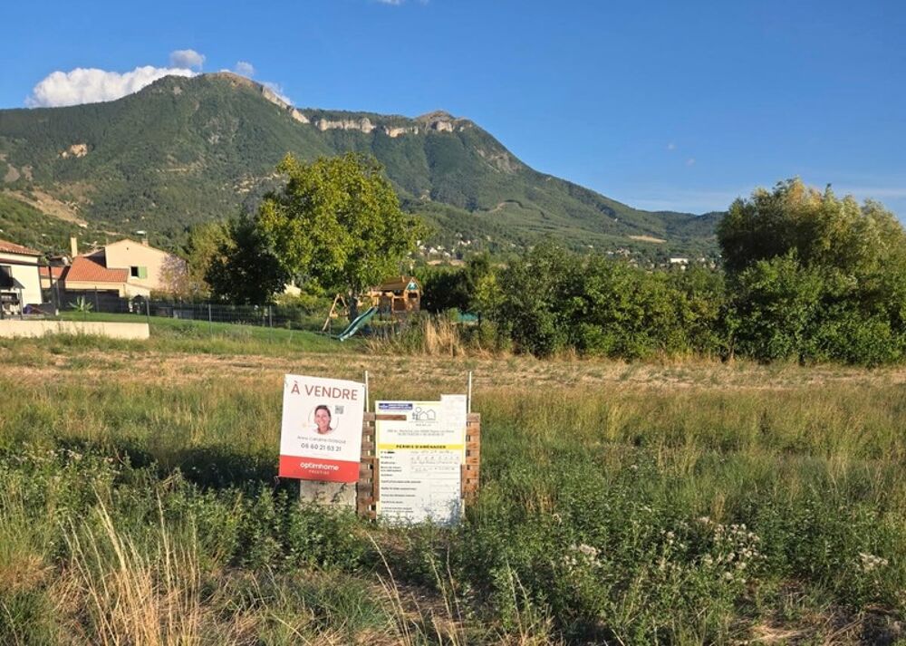 Vente Terrain ? Terrain à bâtir avec canal d'eau– 695 m² – Le Plan de Gaubert, DIGNE LES BAINS (04) Digne les bains