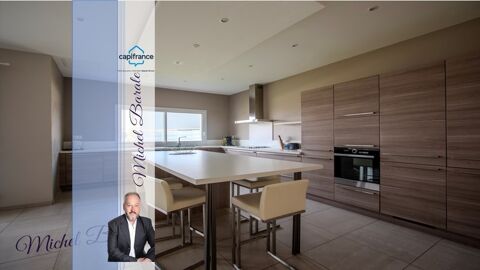   Maison moderne, de plain-pied, 6 pices sur 1200m2 de terrain  VERNIOZ (38) Maison - 6 pice(s) - 156 m