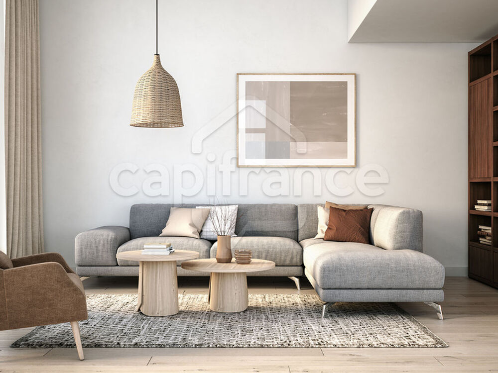 Appartement T3 avec jardin et terrasse de 28 m²