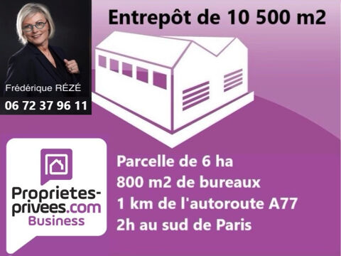 Région de NEVERS :   Entrepôt de 10.500 m², axe PARIS NEVERS 2100000 75016 Paris
