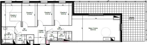  Appartement � louer 5 pi�ces 98 m�