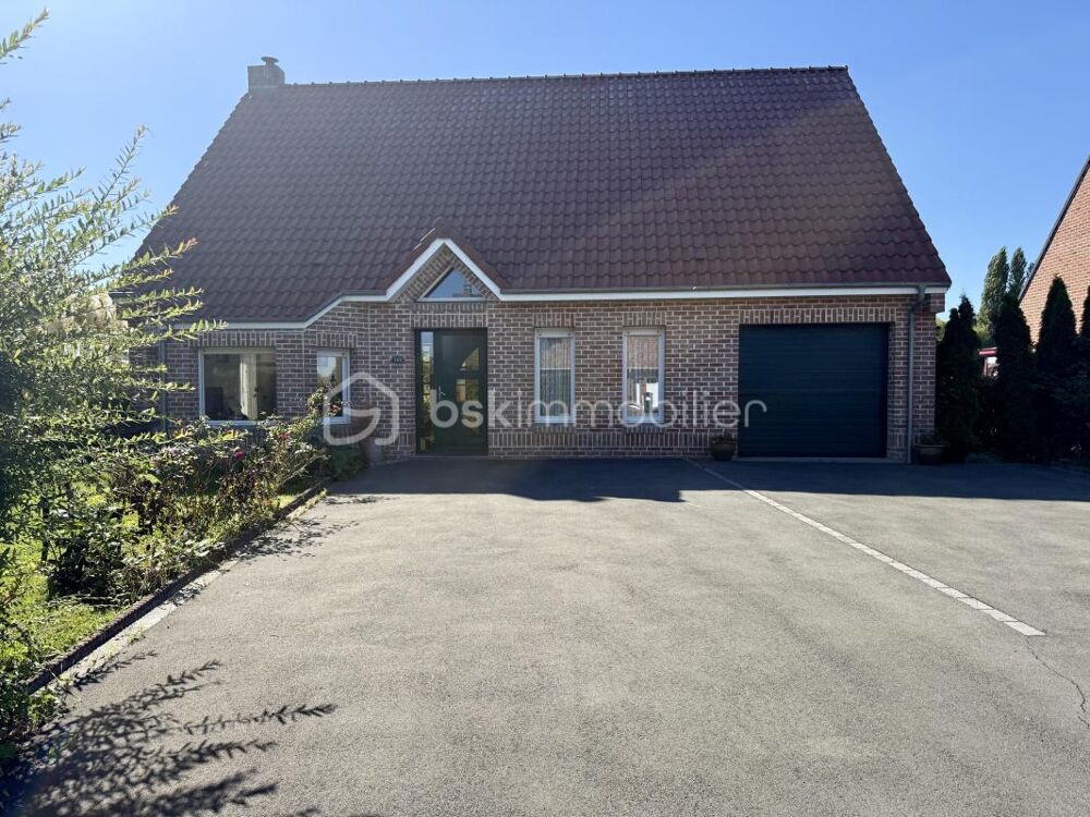 Vente Maison Maison de 131 m² en semi-plain-pied – 4 chambres – Terrain de 1 118 m² Noordpeene