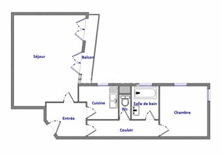  Appartement à vendre 2 pièces 47 m²
