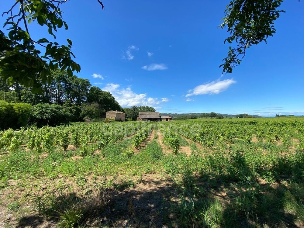 Dpt Gard (30), Domaine viticole de 16 hectares avec Chai et ancienne ferme indépendante