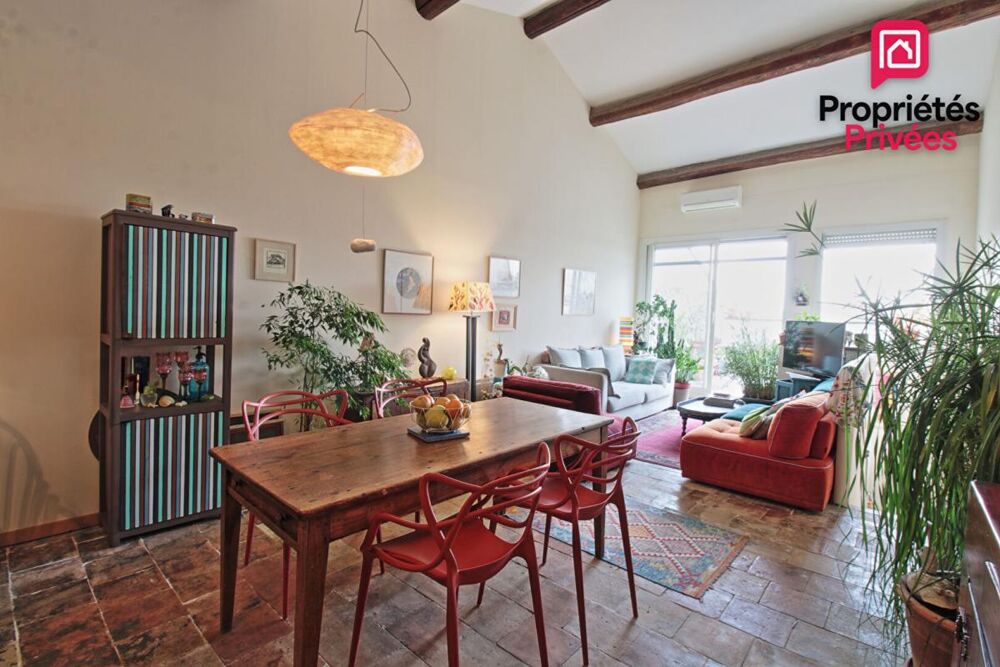 Vente Maison Graveson 13690 - Maison de caractère 142 m² - coeur de village - Terrasse plein sud - vue Alpilles Graveson