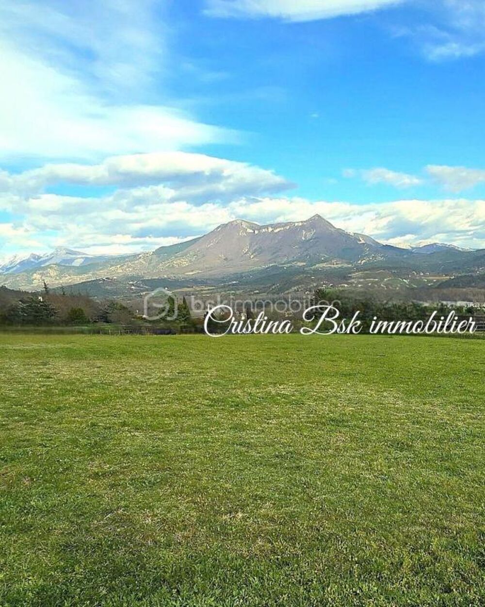 Vente Terrain Terrain plat constructible 997 m² divisible – 5 mn Sud Digne-les-Bains Digne les bains