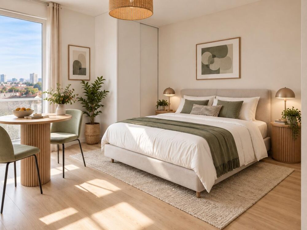 BAGNEUX  APPARTEMENT T1 EN ÉTAGE ÉLEVÉ  PROCHE RER