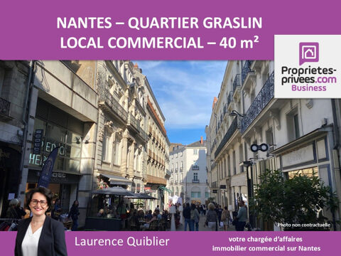 44000 NANTES - BAIL A CEDER, LOCAL COMMERCIAL 40 M&sup2; , QUARTIER GRASLIN 23600 44000 Nantes