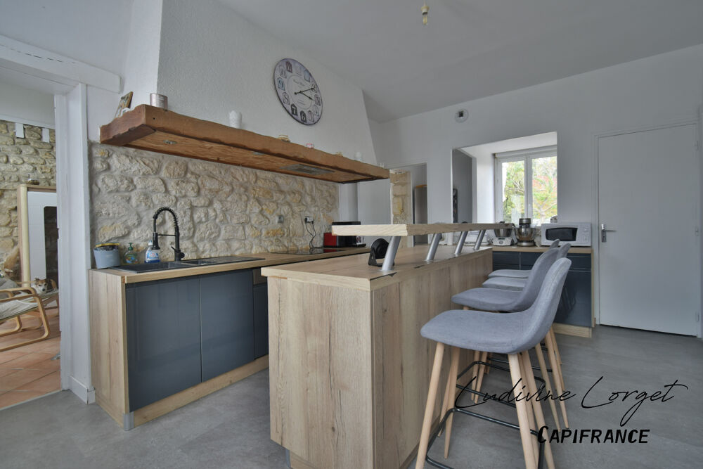 Vente Maison LEUILLY SOUS COUCY (02)- 160m2-Maison en pierre à vendre 7 pièces - 6 chambres dont une suite parentale de plain-pied - Garage – Leuilly sous coucy