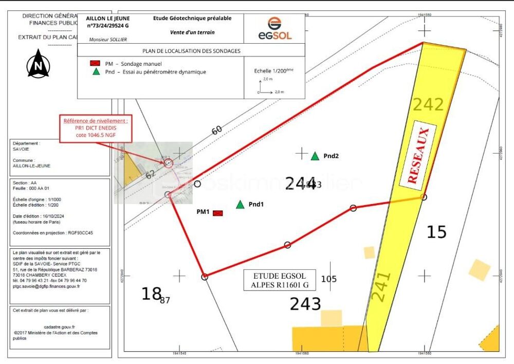 Vente Terrain Terrain de 875m² non viabilisé libre de constructeur - AILLON-LE-JEUNE Aillon le jeune