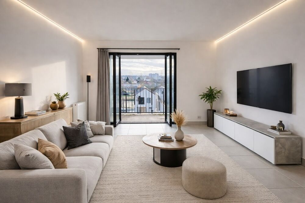 93320  LES PAVILLONS-SOUS-BOIS  APPARTEMENT  40 M²  2 PIÈCES  BALCON  VUE CANAL  PARKING EN SUS  IMMEUBLE 2015