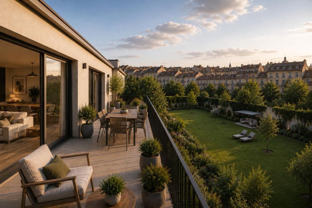 Vente Appartement **4 pièces - CLIMATISATION - Jardin PISCINABLE - Parking - PROCHE STALINGRAD Bordeaux