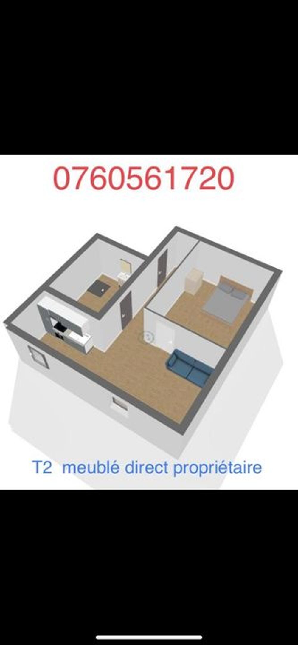 Location Appartement Appartement de 23m2 à louer sur Orange Orange
