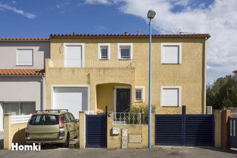 Maison T6 de 160 M², jardin 380m², trois faces, dans quartier résidentiel 395000 Villelongue-de-la-Salanque (66410)