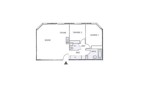  Appartement à vendre 3 pièces 64 m²