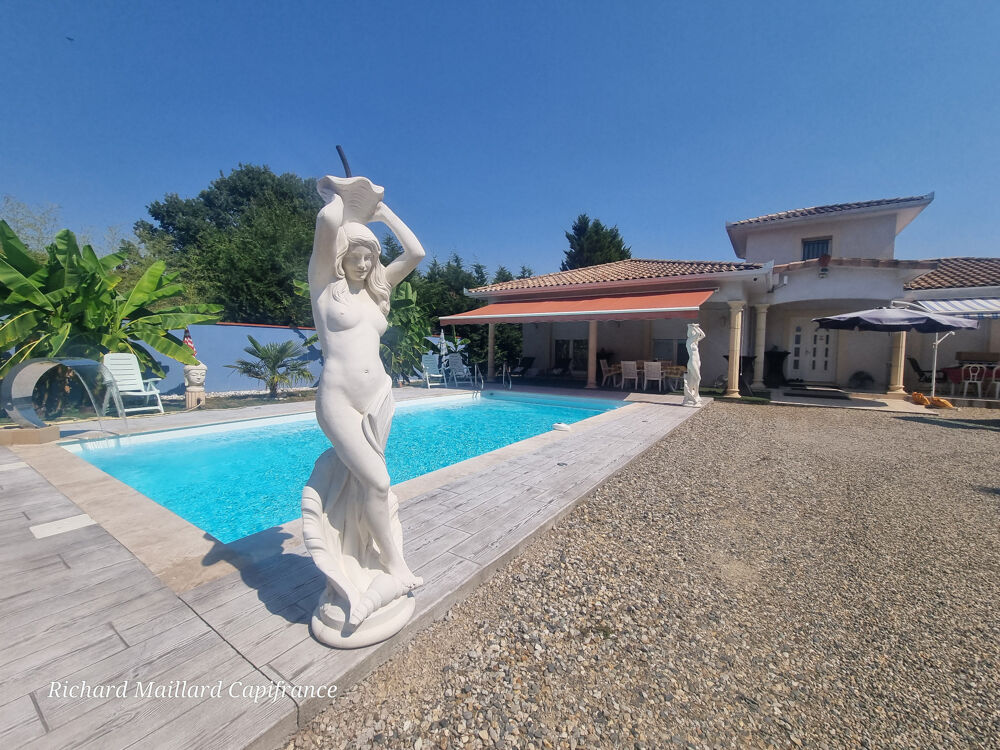 Maison 215m² + Gîte 4 épis déjà loué - Piscine - St-Porquier 82