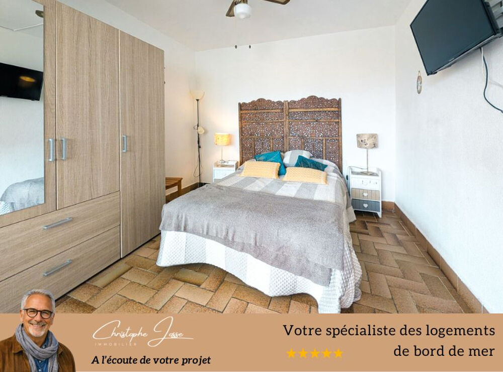 Vente Appartement T2 vue mer avec loggia, accès direct plage et parking privé Port leucate