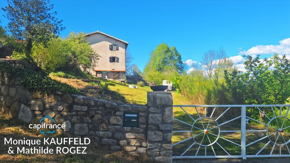 Maison à vendre 4 pièces OLLIERGUES (63) avec jardin, grange et cave