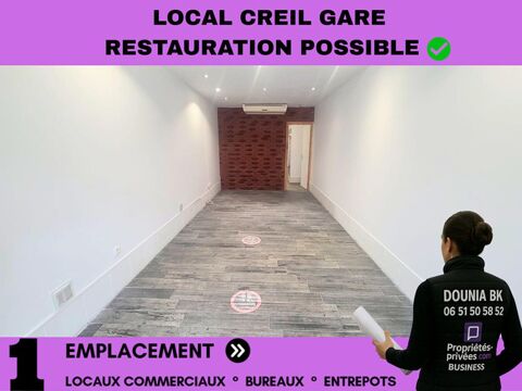 LOCAL COMMERCIAL TR&Egrave;S RARE ? GARE DE CREIL ? EMPLACEMENT N&deg;1 1500 60100 Creil