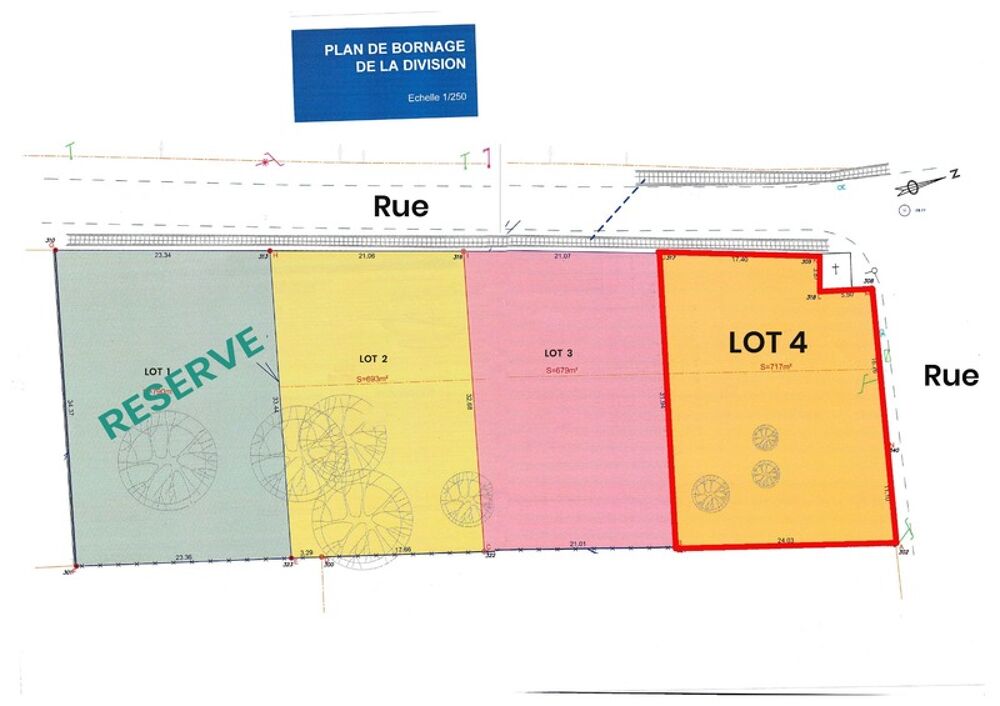 Vente Terrain Terrain à vendre de 717 m² - Quartier calme - PORT SAINTE FOY ET PONCHAPT (33) Port sainte foy et ponchapt