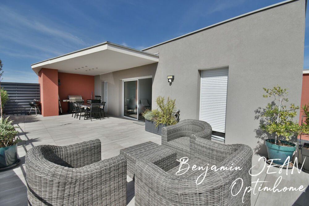 Appartement 66m² avec terrasse de 56 m²  Sérignan, à 500 m de Valras-Plage