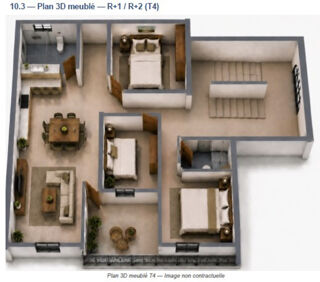  Appartement à vendre 4 pièces 76 m²