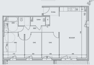  Appartement � vendre 4 pi�ces 82 m�