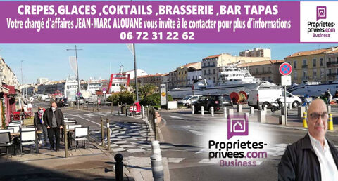   34200 SETE - BAR, CREPERIE, GLACE, SNACKING, SALADERIE avec LOGEMENT 