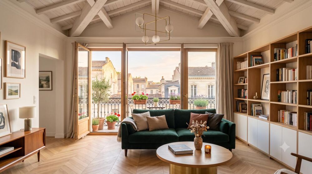 Vente Appartement **VUE SUR LES TOITS - TERRASSE - CELLIER - Parking Bordeaux