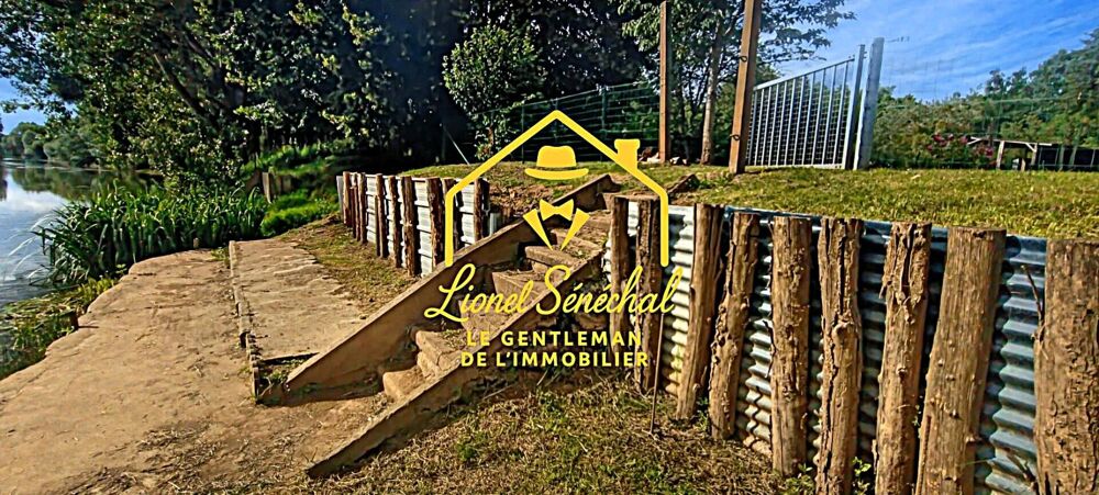 Vente Terrain Terrain de loisirs de plus de 1 200 m2 avec un préau sur une dalle en dur, un abri de jardin et un accès direct à la rivière Neuville sur sarthe
