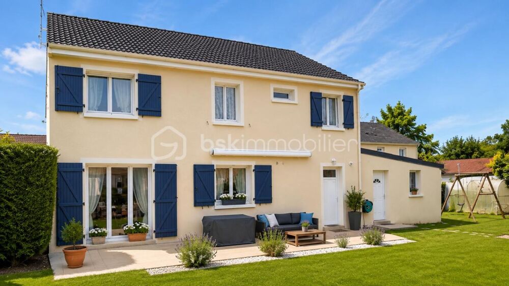 Maison familiale 168 m²  8 pièces  Jardin sans vis-à-vis  Proche gare Paris