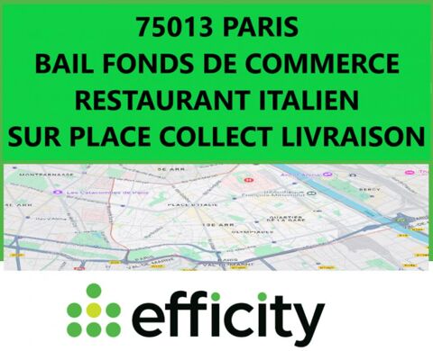 Caf&eacute;/H&ocirc;tel/Restaurant 352000 75013 Paris