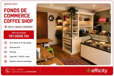 Commerces/Negoce 187000 75018 Paris
