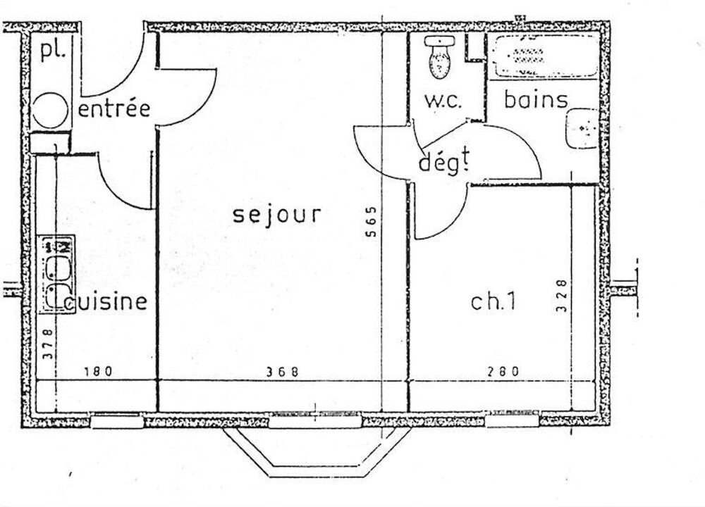 Location Appartement Appartement de 46m2 à louer sur Bagneux Bagneux
